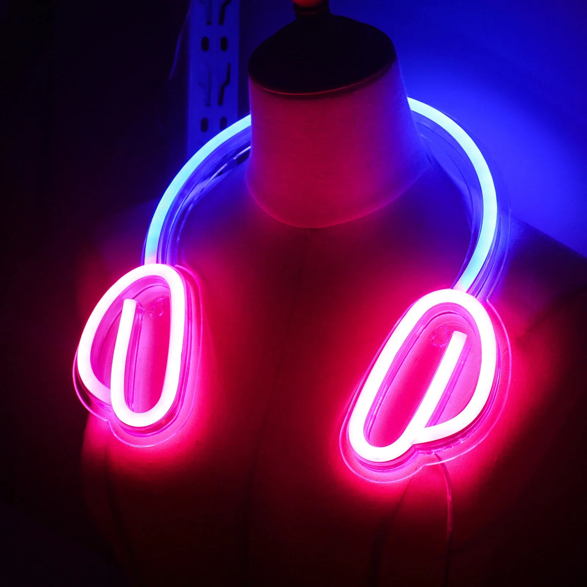 Headphones 5V USB LED neon sign