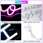 Uh Huh, Honey 5V USB LED neon sign