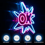 Ok 5V USB LED neon sign