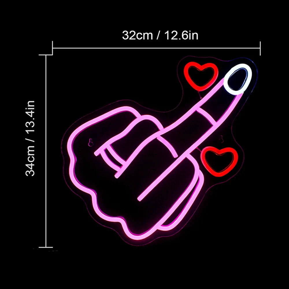 Gesture 5V USB LED neon sign