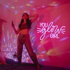 You Glow Girl 5V USB LED neon sign
