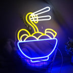 Enseigne néon LED USB 5 V Ramen — nouilles japonaises