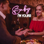 Baby I'm Yours 5V USB LED neon sign
