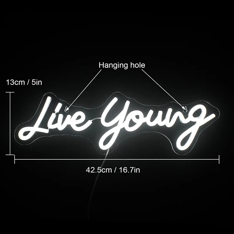 Live Young 5V USB LED neon sign
