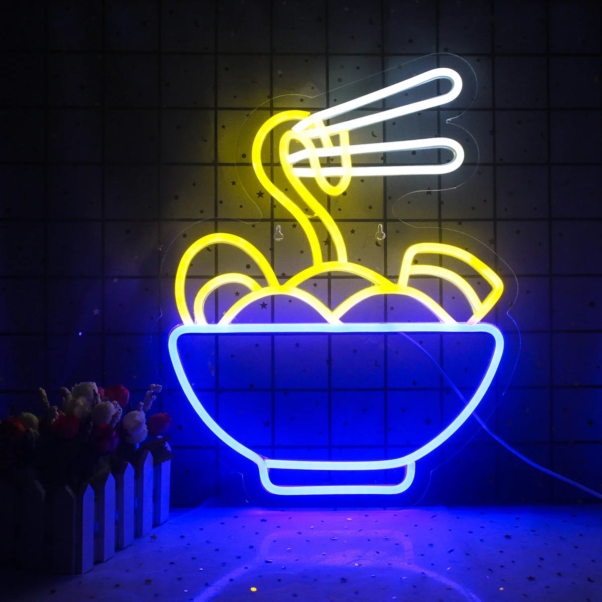 Enseigne néon LED USB 5 V Ramen — nouilles japonaises