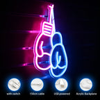 Boxing Gloves 5V USB LED neon sign
