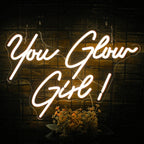 Enseigne néon LED USB 5 V You Glow Girl