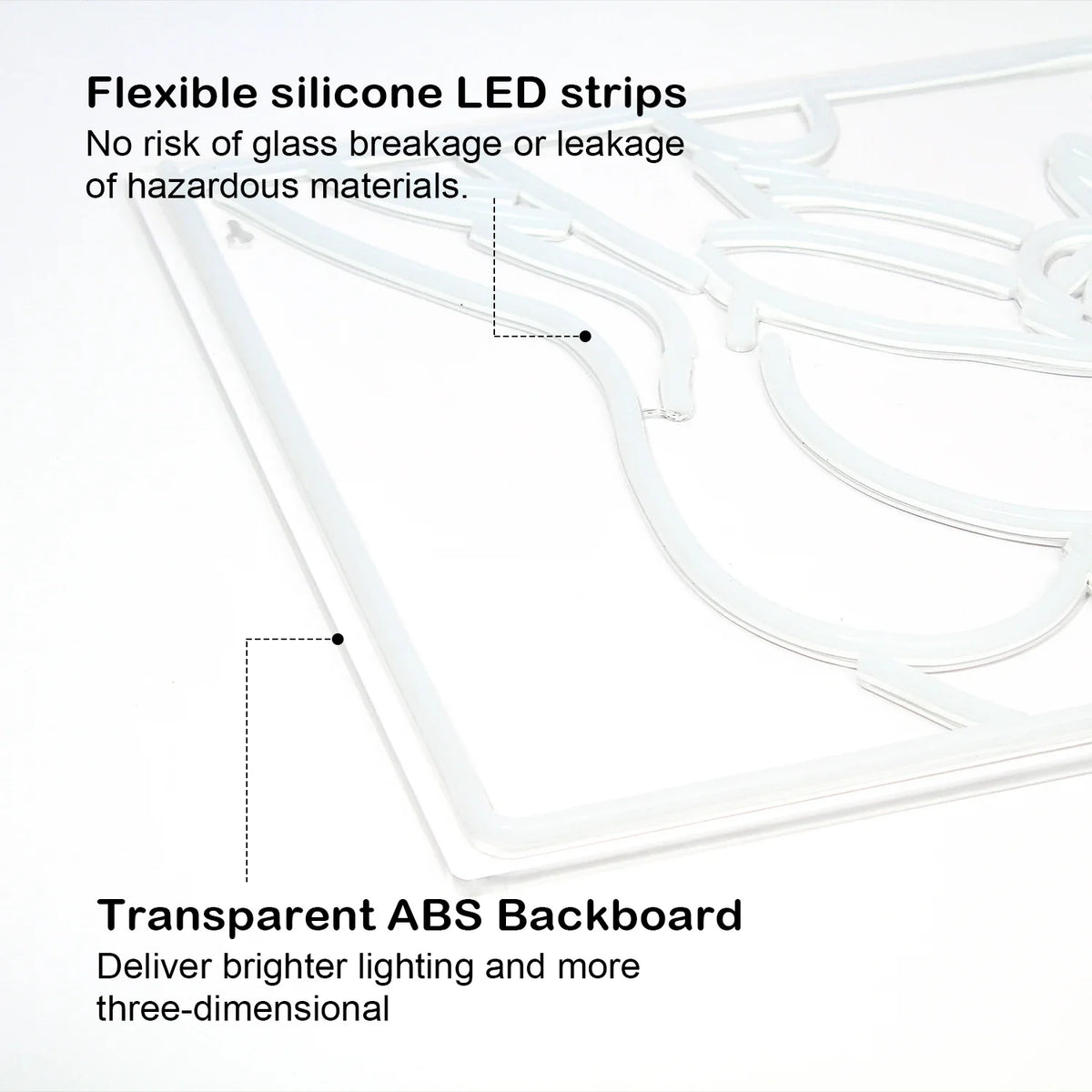 Enseigne néon LED USB 5 V Silhouette féminine