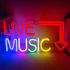 Live Music 5V USB LED neon sign