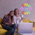 Love Is Love 5V USB LED neon sign