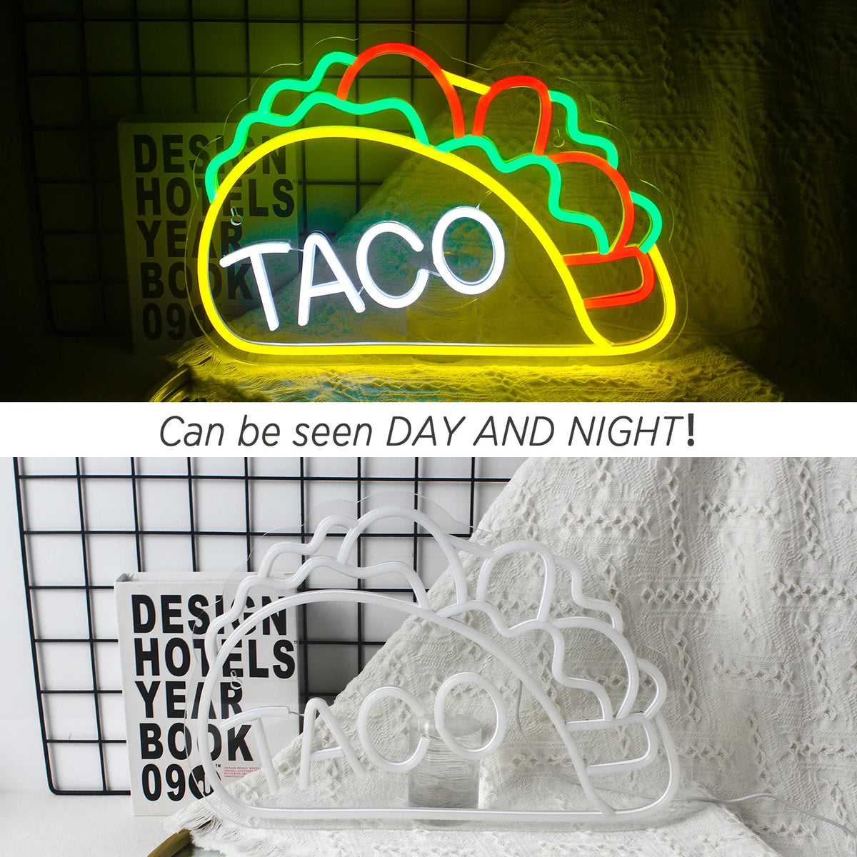 Taco 5V USB LED neon sign