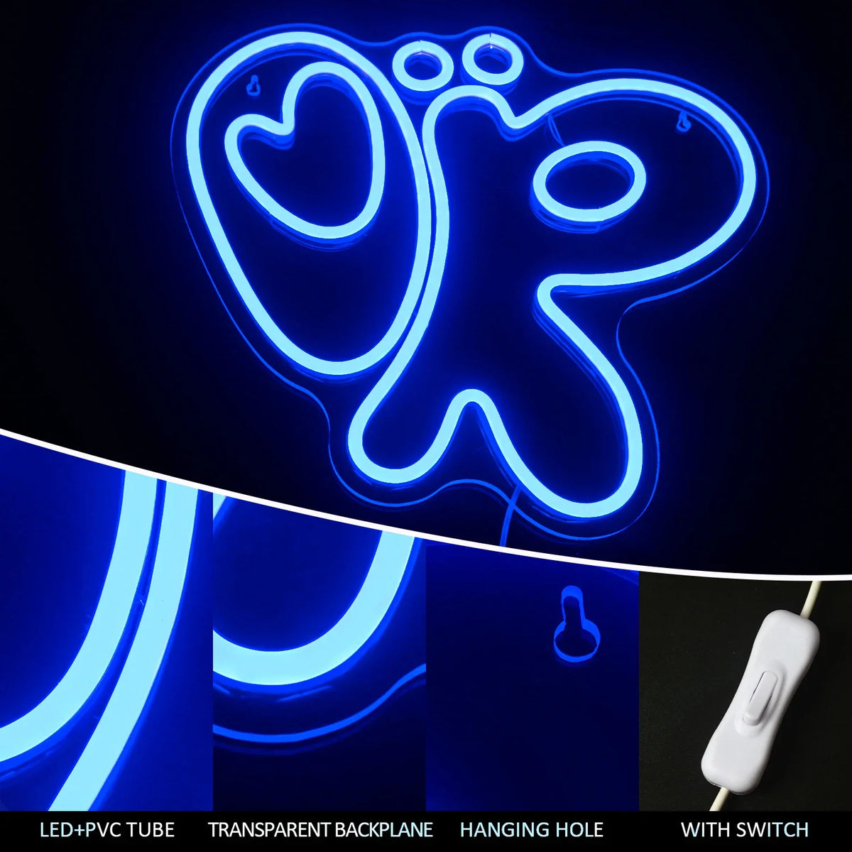 Snail 5V USB LED neon sign
