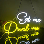 Eat Me Drink Me 5V USB LED neon sign