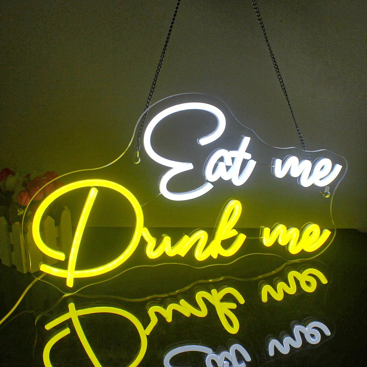 Eat Me Drink Me 5V USB LED neon sign