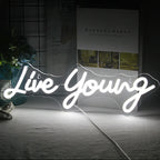 Live Young 5V USB LED neon sign – live young