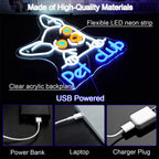 Pet Club 5V USB LED neon sign