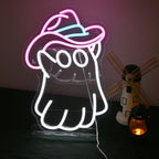 Cowboy Hat Ghost 5V USB LED neon sign – 32X38cm