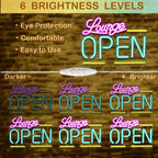 Lounge Open 5V USB LED neon sign