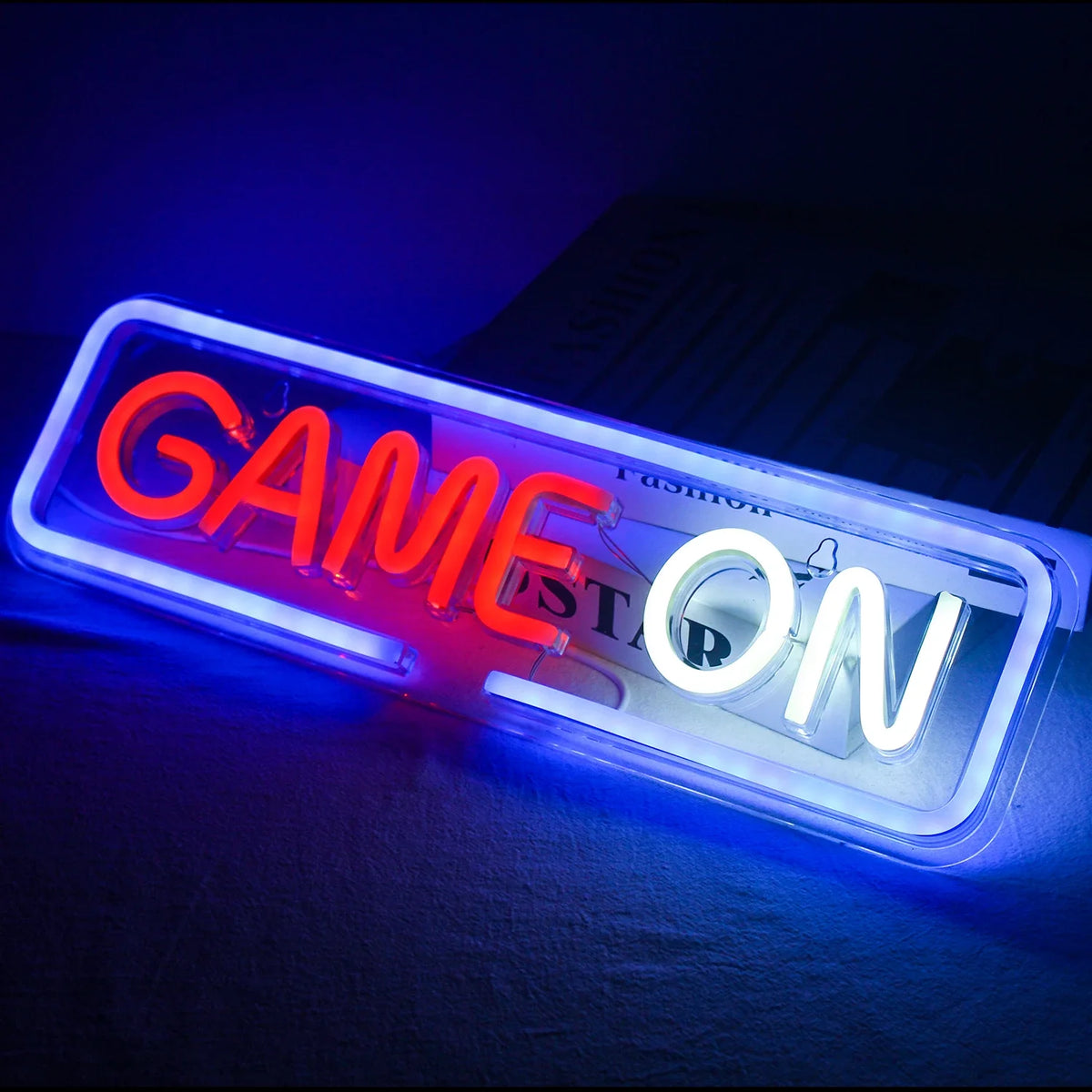 Game On 5V USB LED neon sign