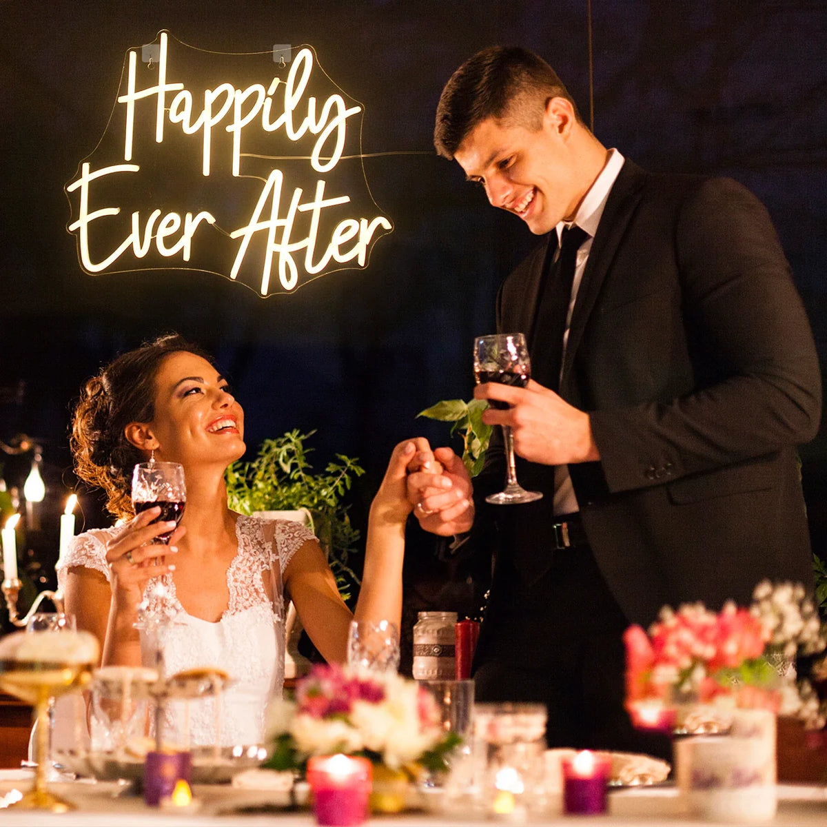 Happily Ever After 5V USB LED neon sign