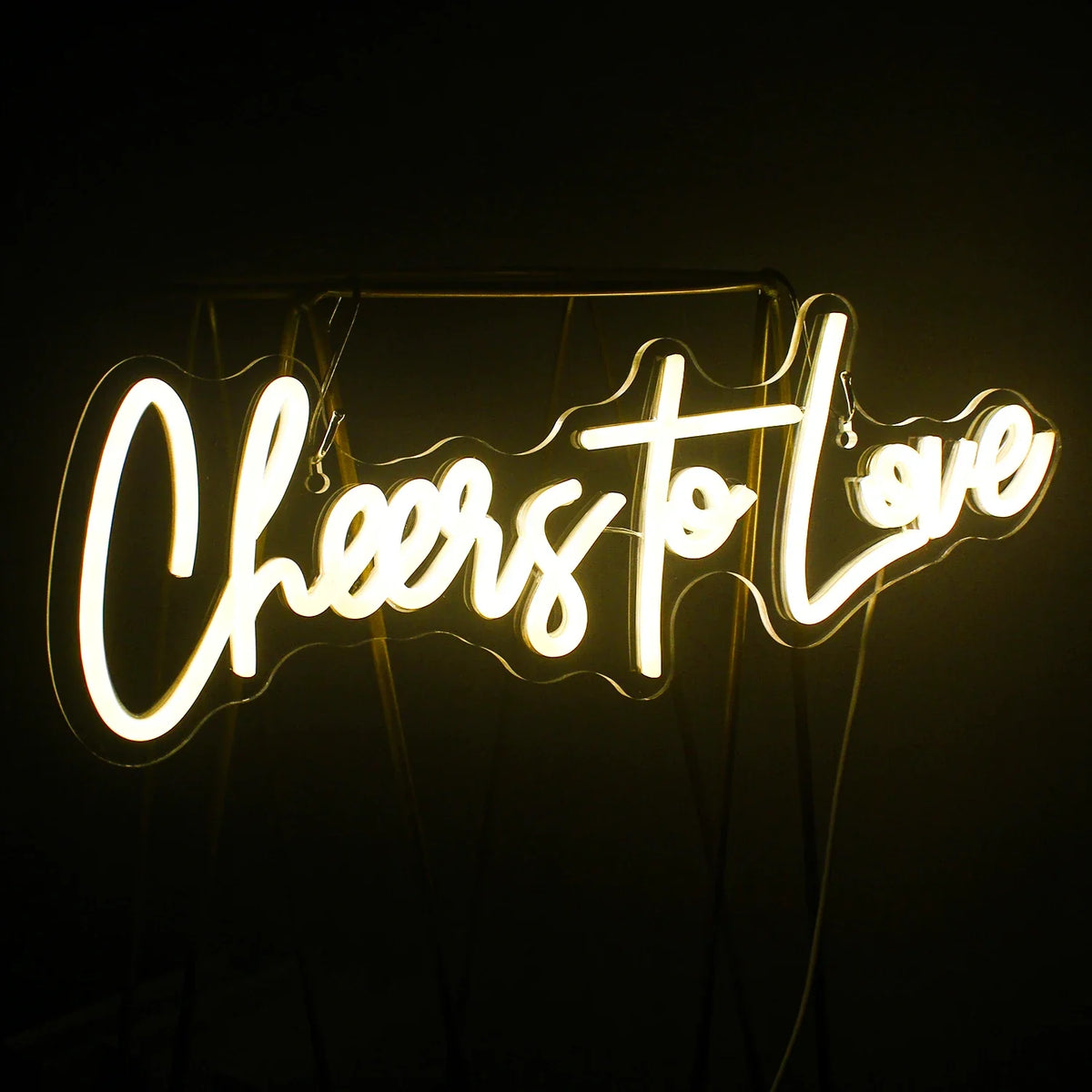 Enseigne néon LED USB 5 V Cheers to Love