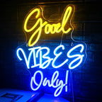 Good Vibes Only 5V USB LED neon sign