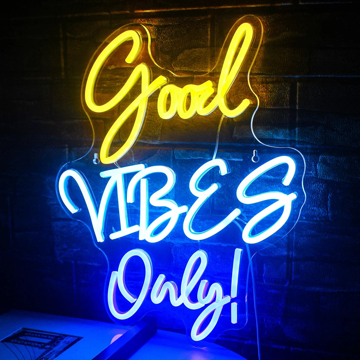 Good Vibes Only 5V USB LED neon sign