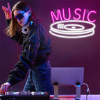 Music Record 5V USB LED neon sign