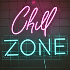 Chill Zone 5V USB LED neon sign – 39X32cm
