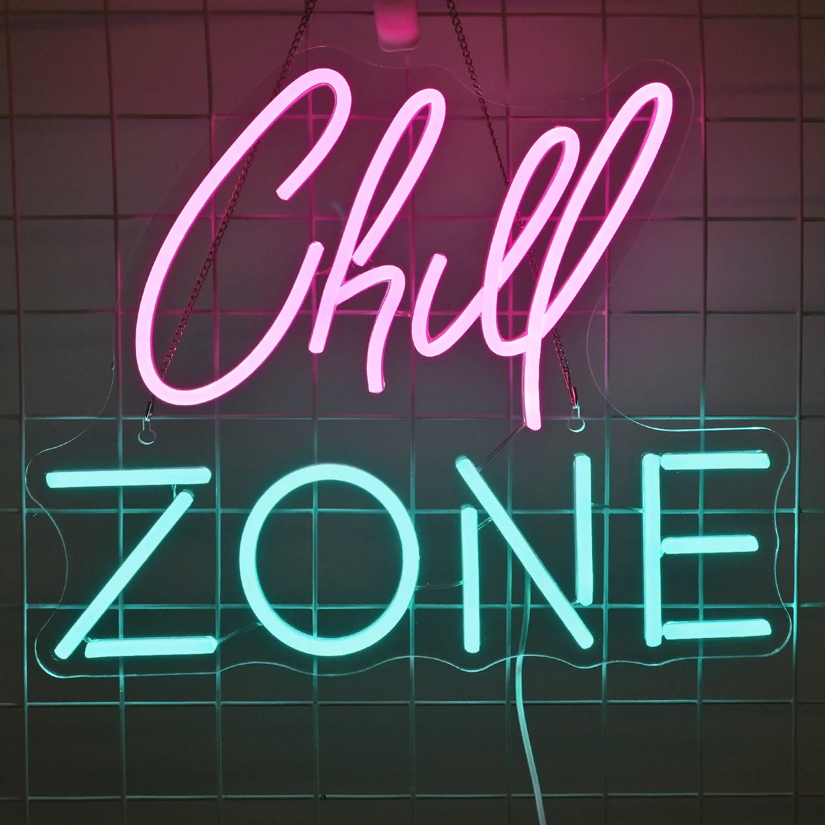 Chill Zone 5V USB LED neon sign – 39X32cm