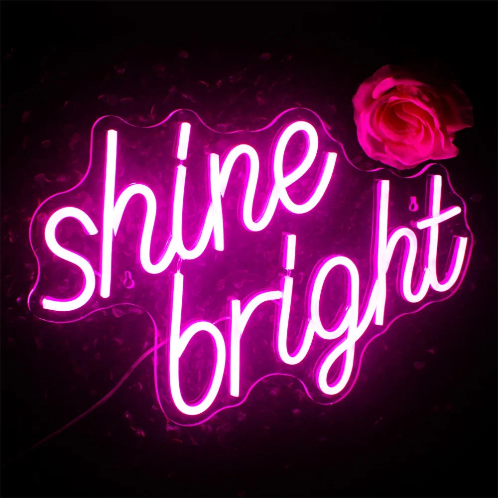 Shine Bright 5V USB LED neon sign
