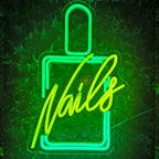 Nails 5V USB LED neon sign – Green Lemon Yellow