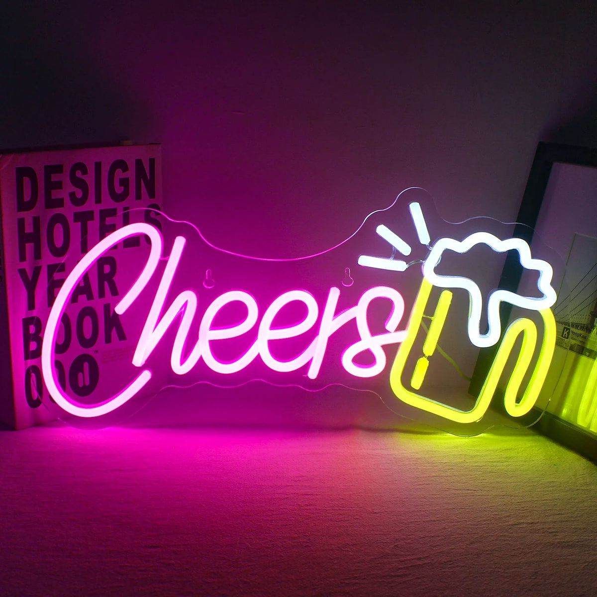 Cheers 5V USB LED neon sign – 42x19cm