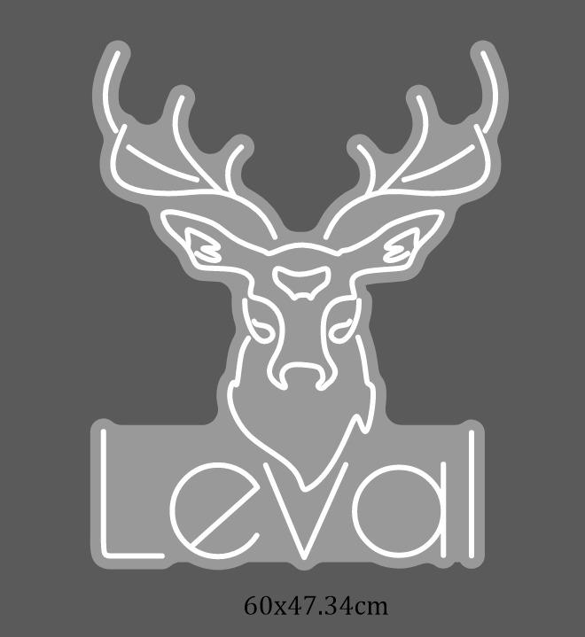 Simple company logo LED neon sign