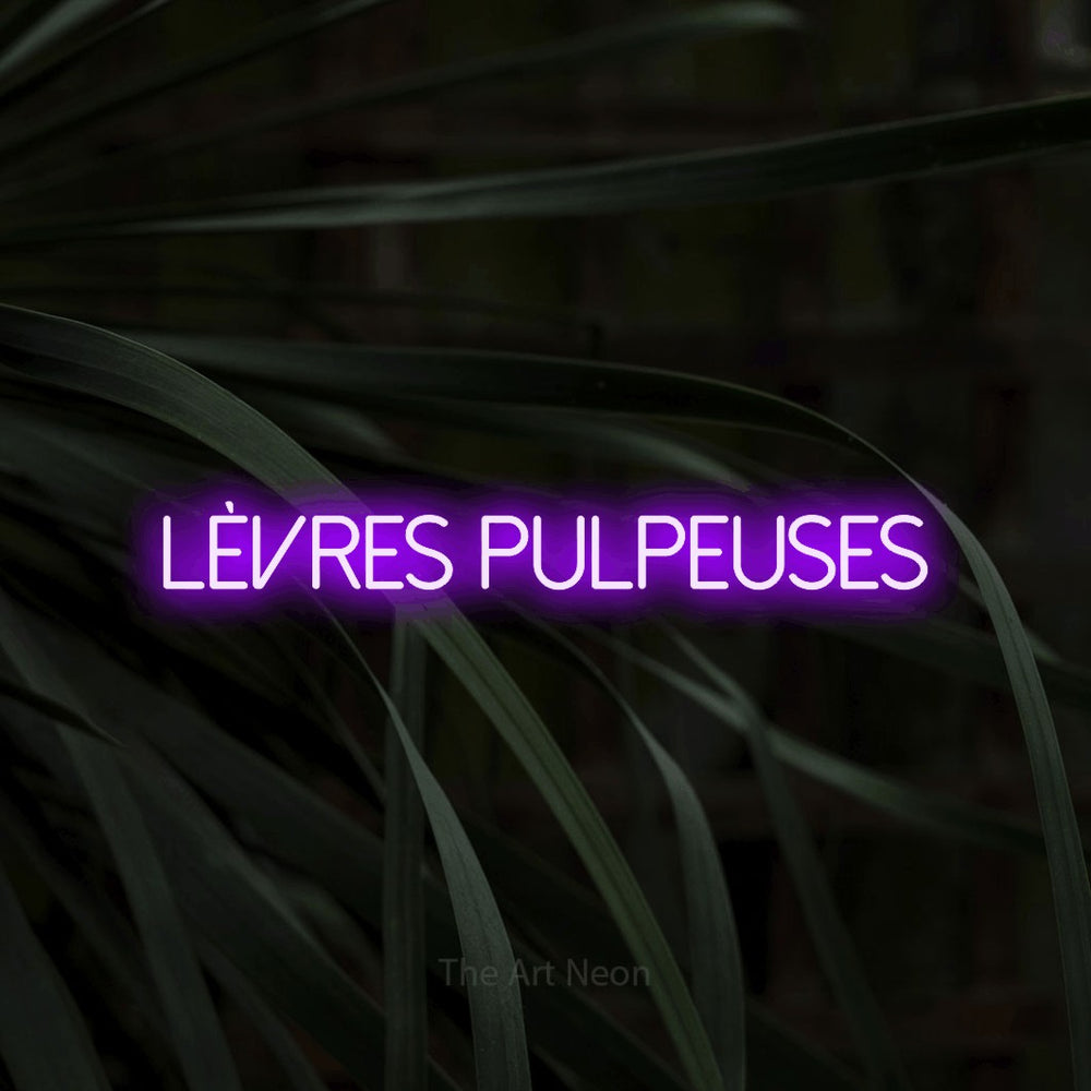 Lèvres pulpeuses – Beauty Salon LED Neon Sign