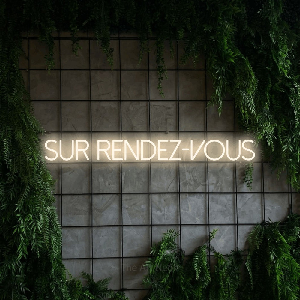 Sur rendez-vous – Beauty Salon LED Neon Sign